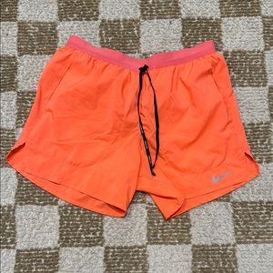 Nike Orange Athletic Shorts
